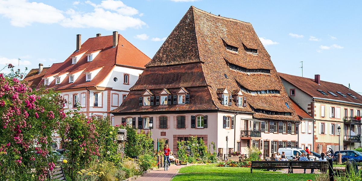Maisons anciennes de la cité fortifiée de Wissembourg