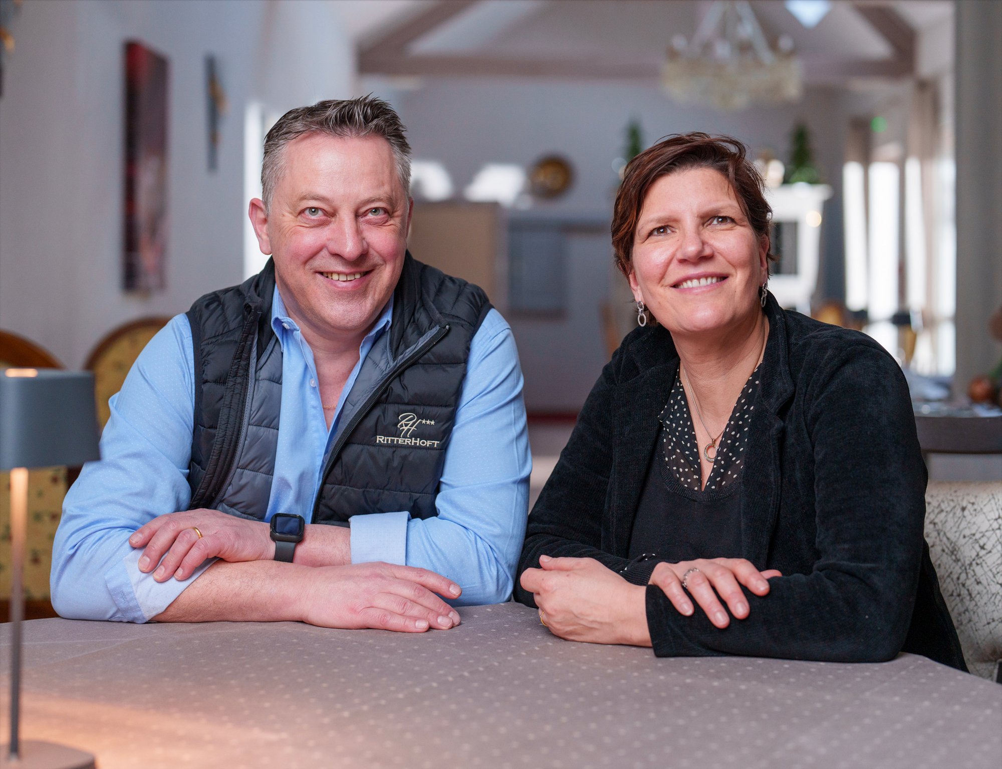 Claudia et Alain Letzelter, propriétaires du Ritter’Hoft